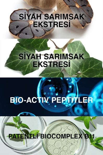Bioxcin Siyah Sarımsak Şampuanı 3 al 2 Öde 3x300 Ml - Yıpranmış Seyrek Dökülen Saçlar - 3