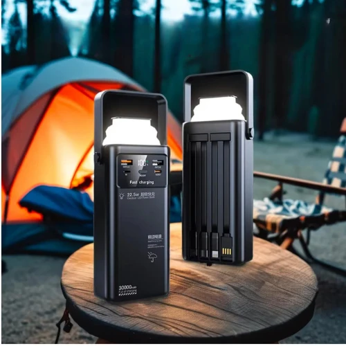 40.000 Mah Pd 22.5w 3.0 Hızlı Şarj Gerçek 40.000 Mah Taşınabilir Çoklu Kablolu İphone Android Uyumlu