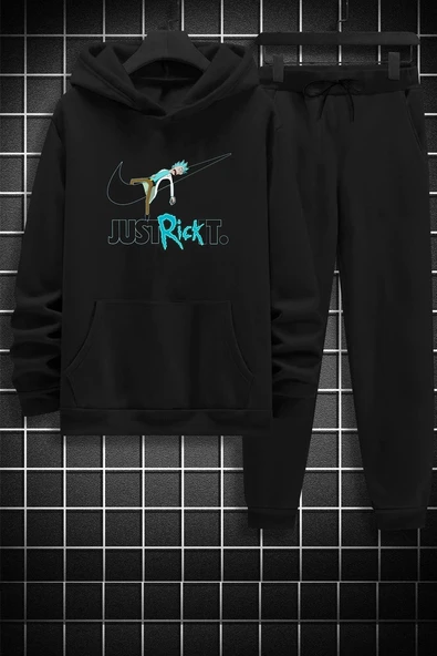 Unisex Just Baskılı Eşofman Takımı - 3