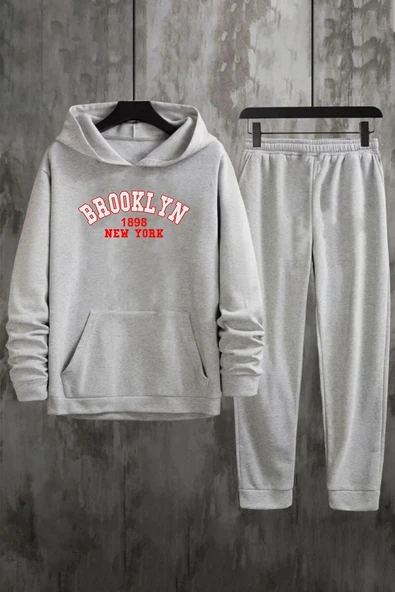 Unisex Brooklyn  Baskılı Eşofman Takımı ürün görseli