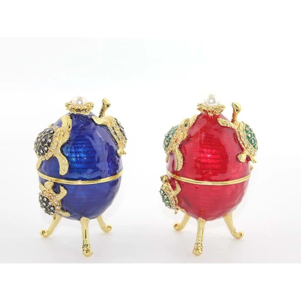 Taşlı Tekli Yumurta Biblo - 2