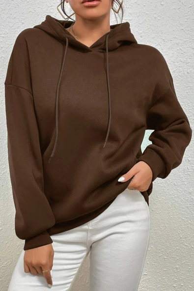 Unisex Pusula Sırt Baskılı Sweatshirt - Resim 12