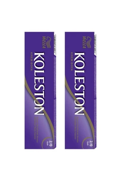 Koleston Tüp Saç Boyası 2.0 Siyah X 2 Adet - Resim 1