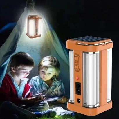 BUFFER® 80 Ledli Süper Güçlü Güneş Enerjisi İle Şarj Olabilen Solar Lamba Asılabilir Işıldak HG-1664 - 2