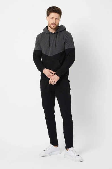 Unisex Antrasit Eşofman Takımı - Resim 2