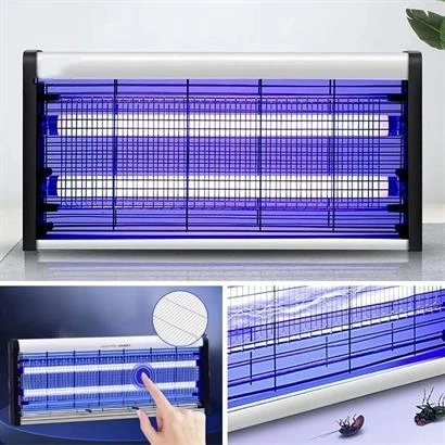 BUFFER® Masaüstü veya Duvara Asılabilen 10W Uzun Enli Sessiz Sinek Öldürücü UV Mor Işıklı Makina - 5