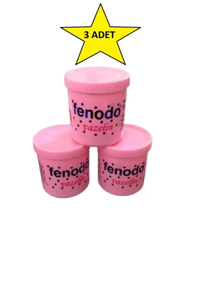 Fenodo Gül Kokulu Vazelin 150 Ml Pembe 3'lü Eko Paket