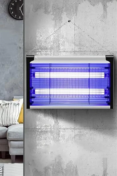 BUFFER® Masaüstü veya Duvara Asılabilen 4W Sessiz Sinek Öldürücü UV Mor Işıklı Makina - 7