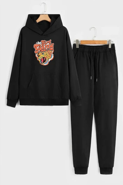 Unisex Girl Gang Baskılı Eşofman Takımı