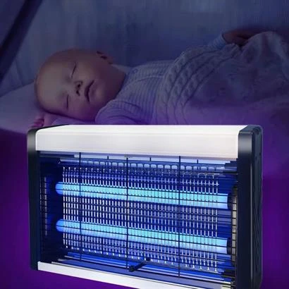 BUFFER® Masaüstü veya Duvara Asılabilen 6W Sessiz Sinek Öldürücü UV Mor Işıklı Makina - 4