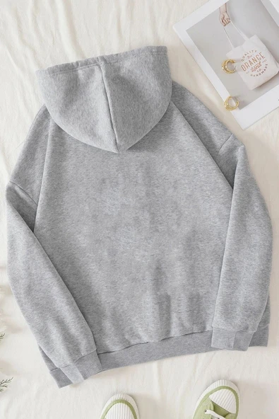 Unisex All Day Rabbit Baskılı Sweatshirt - Resim 11