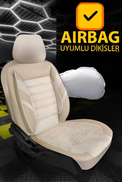 Mitsubishi Asx Jeep 2010-2016  Aracınıza Uyumlu Bej Siyah Safari Serisi Yumuşak Doku - Resim 12