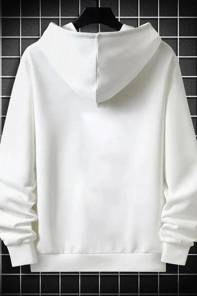 Unisex Los Angles  Baskılı Sweatshirt - Resim 9