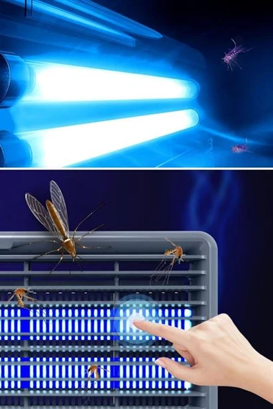 BUFFER® Düşük Güç Tüketimli 6W Masaüstü veya Duvara Asılabilen Sinek Öldürme Cihazı - 9