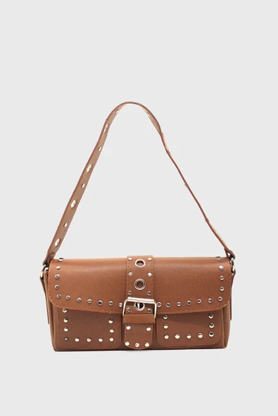 Kadın Taba Zımbalı Kol Çantası ürün görseli 1