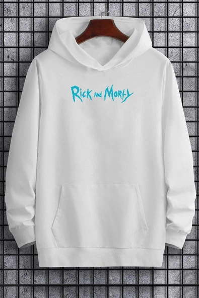 Unisex Rick and Morty Baskılı Sweatshirt ürün görseli 1