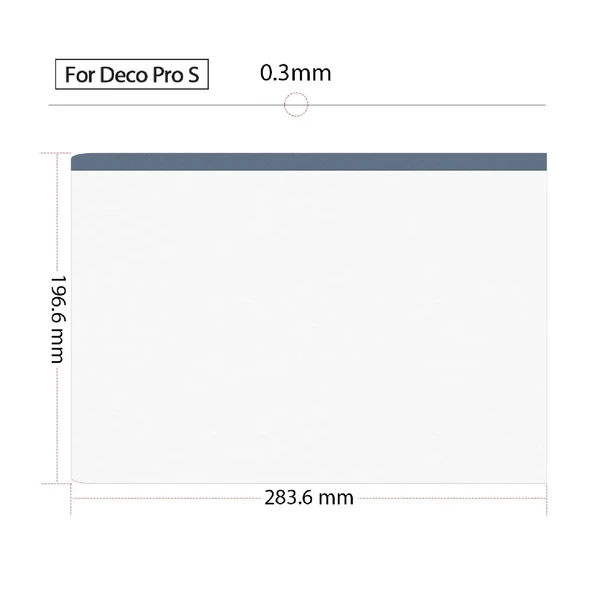 XP-Pen AC79_01 Deco Pro Small için Koruyucu Film 2 Adet 30x20cm Protective film - 3