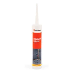 WÜRTH Duşakabin Silikonu Şeffaf 310ML - Su Geçirmez Sızdırmazlık ve Dolgu Malzemesi