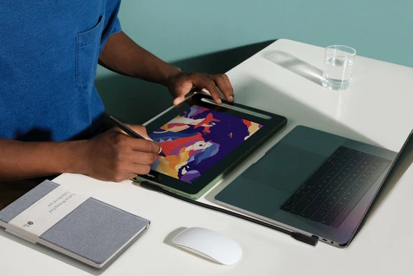 XP-Pen Artist 13 2nd Generation Grafik Ekran Tablet Yeşil - 3