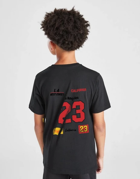 Çocuk Californıa Baskılı Pamuklu Tshirt - 1