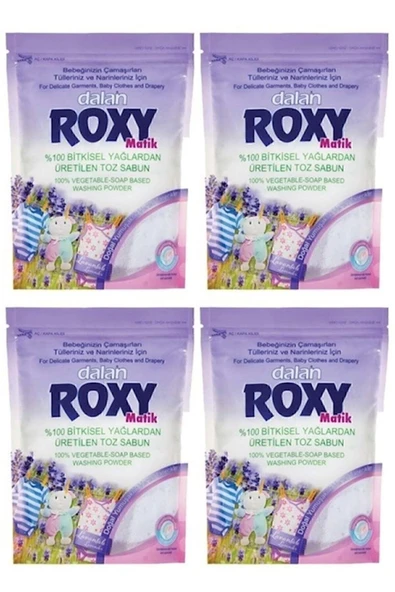 Dalan Roxy Toz Sabun Elde Yıkama Lavanta Kokulu 4 x 800 G