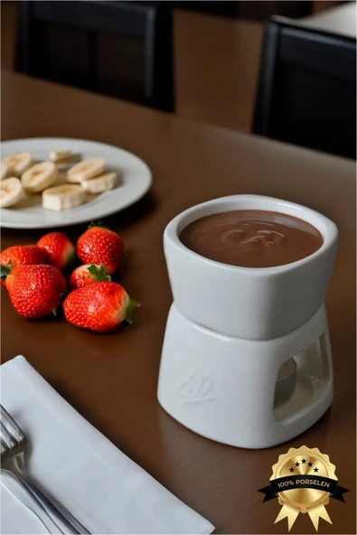 Farika Porselen 2 Parça Porselen Fondü Seti