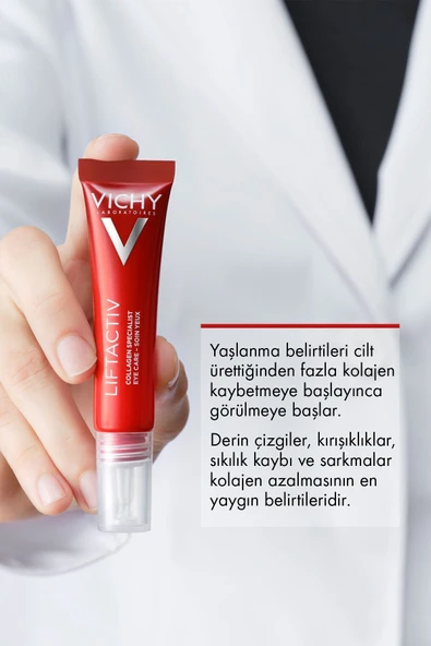 Liftactiv Collagen Specialist Yaşlanma Belirtilerine Karşı Göz Bakım Kremi 15ml - 6