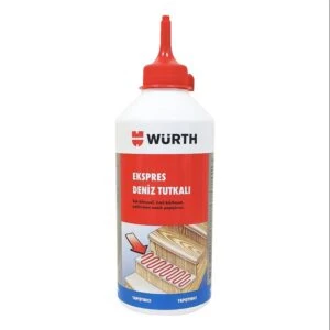 WÜRTH Ekspres Deniz Tutkalı 500ML- Güçlü ve Dayanıklı Ahşap Yapıştırıcı