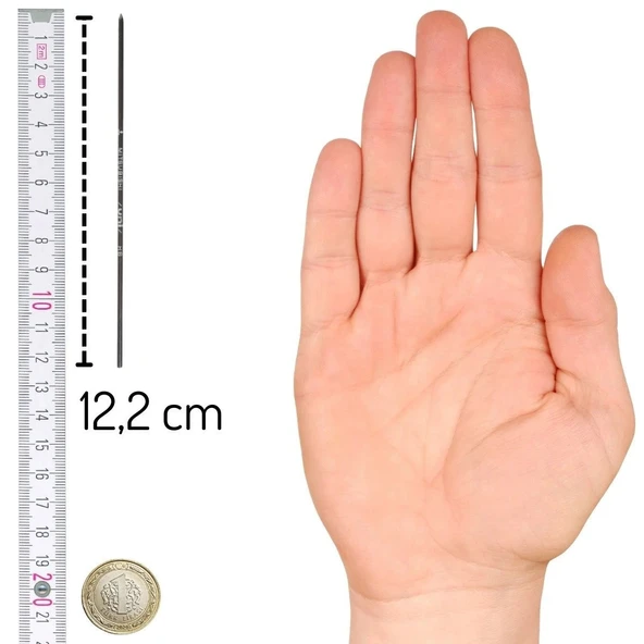 HB - 20mm - 12,2cm Portmin Versatil Çizim Kalem Ucu (12 adet) - Resim 3