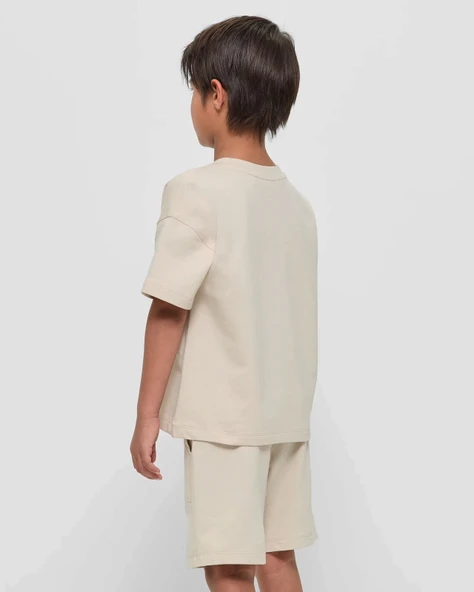 Çocuk Baseball baskılı Pamuklu Tshirt - Resim 2