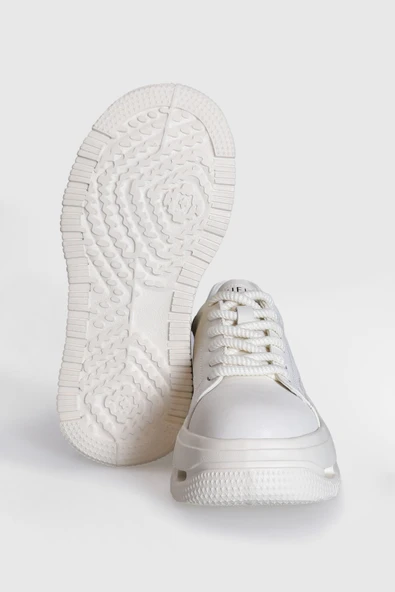 Lufian Agatha Kadın Sneaker Ayakkabı Beyaz 121230007 - 4