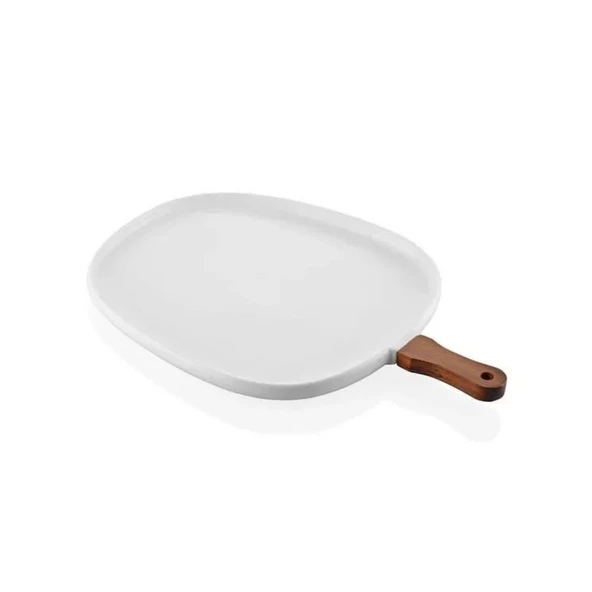 The Mia Woody Porselen Servis 44x30 cm