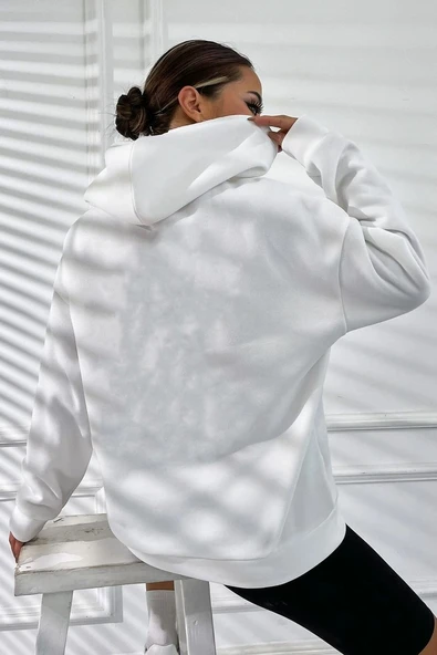 Unisex Gril Gang Baskılı Sweatshirt - Resim 8