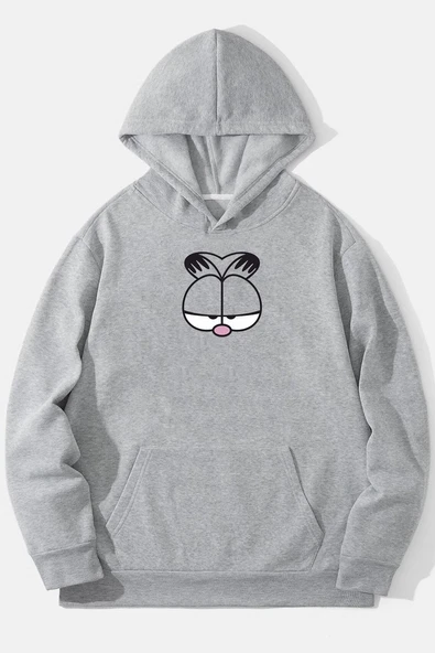 Unisex Garfield Baskılı Sweatshirt - 7