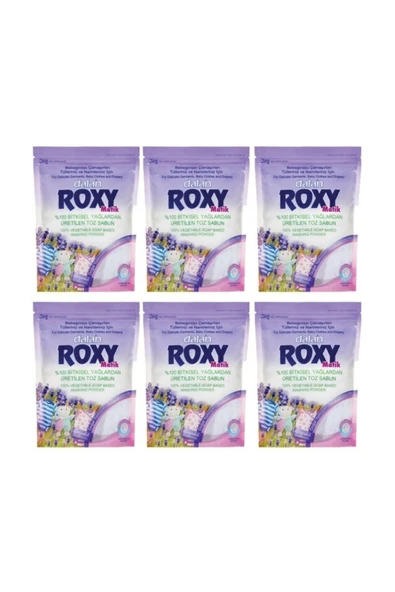 Dalan Roxy Bio Clean Matik Sabun Tozu  Lavanta Bahçesi 6 x 800 gr