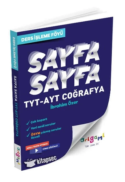 TYT-AYT Coğrafya Sayfa Sayfa Ders İşleme Föyü Tammat Yayıncılık