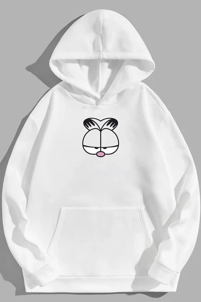 Unisex Garfield Baskılı Sweatshirt - 10