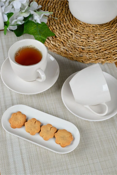 Farika Porselen Şems 4 Parça 2 Kişilik Porselen Çay Fincan Takımı - 3