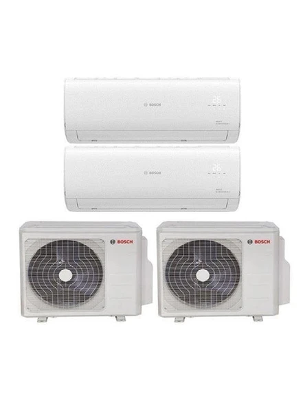 Bosch Multi Split İnverter Klima 72000 Btu Dış (36+36) + 2 İç Ünite 24000 + 24000 Btu ürün görseli 1