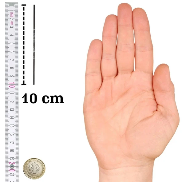 2B - 2-1,8mm - 10cm Portmin Versatil Çizim Kalem Ucu (100 adet) - Resim 2