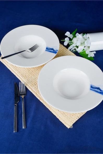 Farika Porselen Toros 28cm Porselen Makarna Tabağı - 2