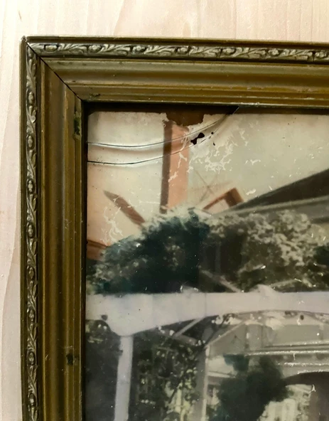 VİNTAGE ÇERÇEVE AHŞAP ÇERÇEVE ANNE VE ÇOCUK TEMALI FOTOĞRAF ÇERÇEVESİ - 2