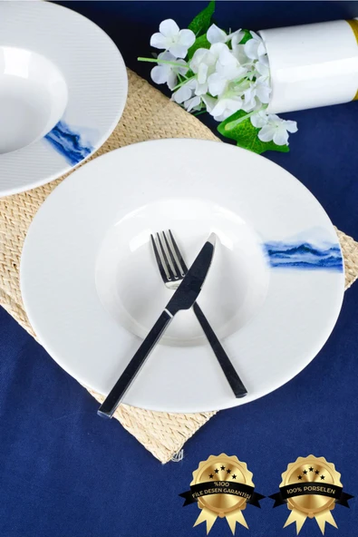 Farika Porselen Toros 28cm Porselen Makarna Tabağı