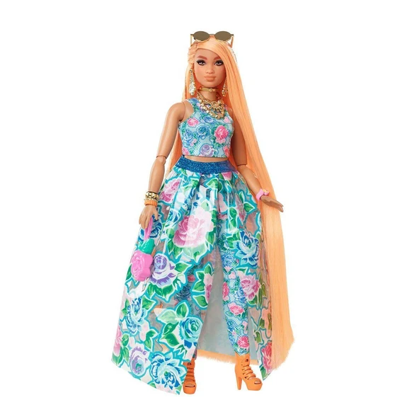 HHN14 Barbie Extra Fancy - Çiçekli Kostümlü Bebek - 2