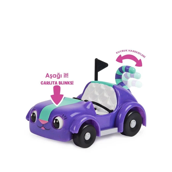 6062145 Gabbys Dollhouse Pandy Paws ve Carlita Araba - 2