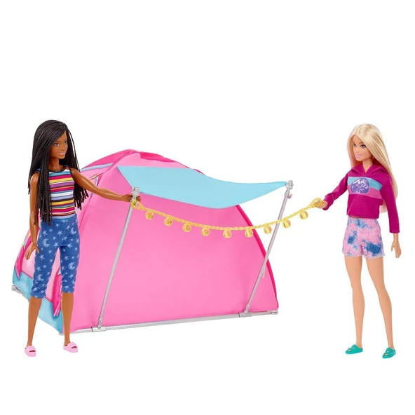 HGC18 Barbie Malibu ve Brooklyn Kampta Oyun Seti - 3
