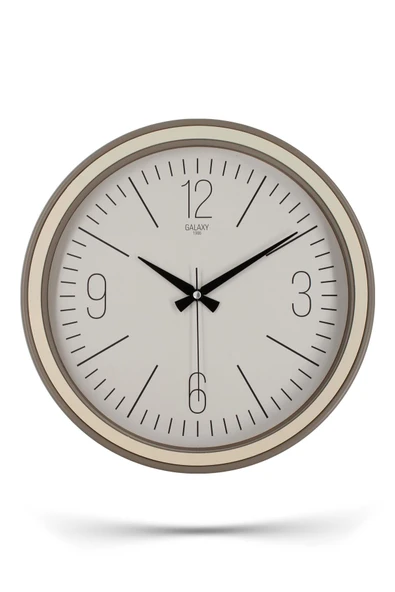 Kumbeji Kasa Krem Çerçeve Duvar Saati 37 cm - 2