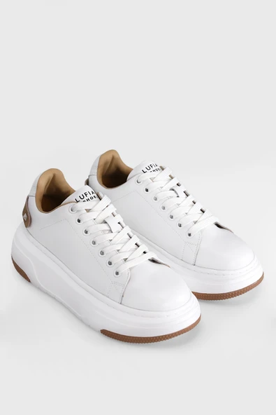 Lufian Adel Kadın Sneaker Ayakkabı Beyaz 121230017 - 6
