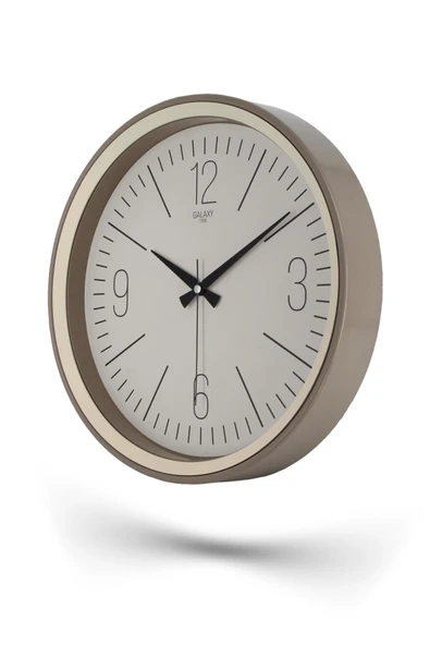 Kumbeji Kasa Krem Çerçeve Duvar Saati 37 cm - 3