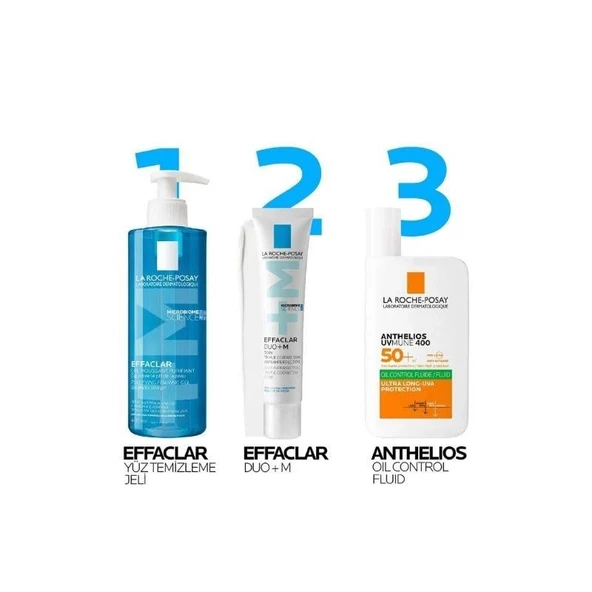 La Roche Posay Effaclar Temizleme Jeli 400 ml x2 - 7